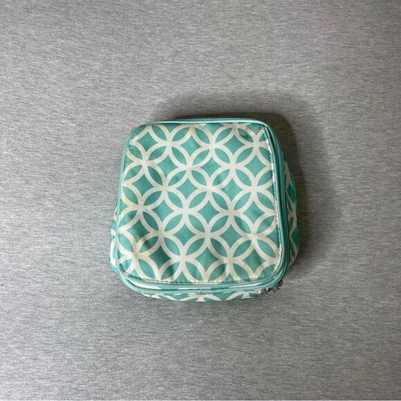 The Children's Place Girl's Teal Print Cooler Insulated Lunch Bag 8”x 9” - Picture 1 of 11